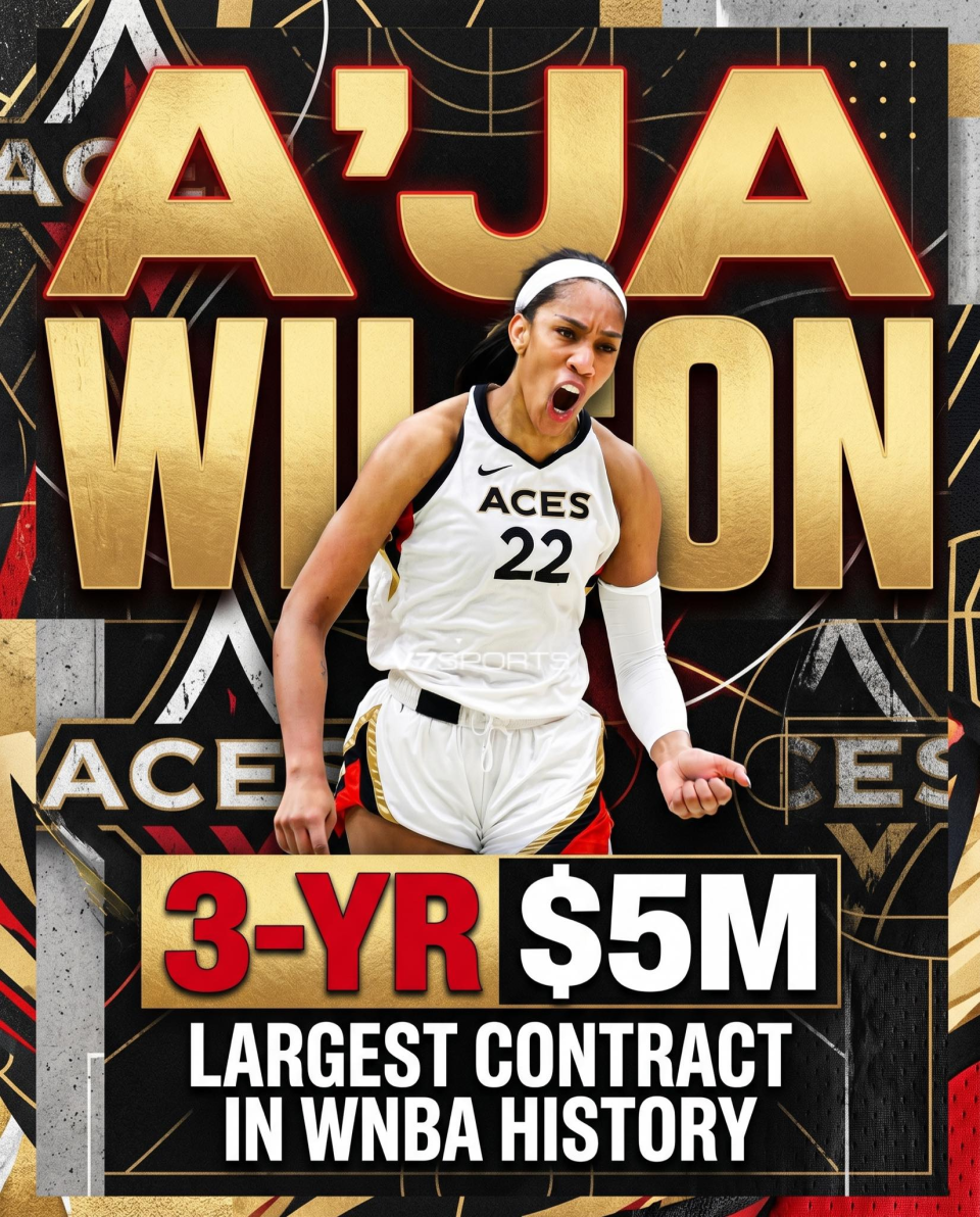 开云-WNBA史上最大合同！阿贾3年500万超级顶薪留队 年薪仍低于布朗尼